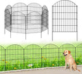 Metal Garden Fence 36in x 18.7ft - Durable Dog Barrier Panels