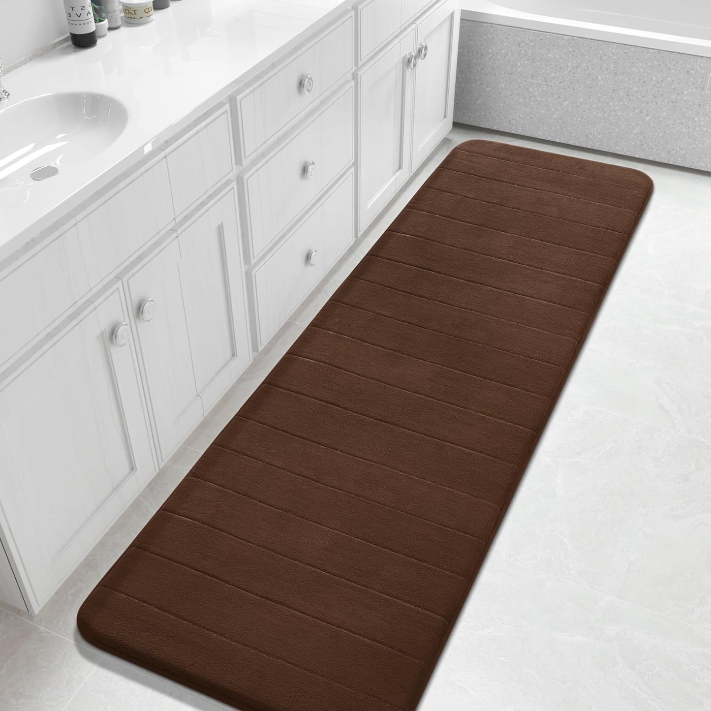 Yimobra Bathroom Runner Rugs 72in Non Slip Washable Memory Foam
