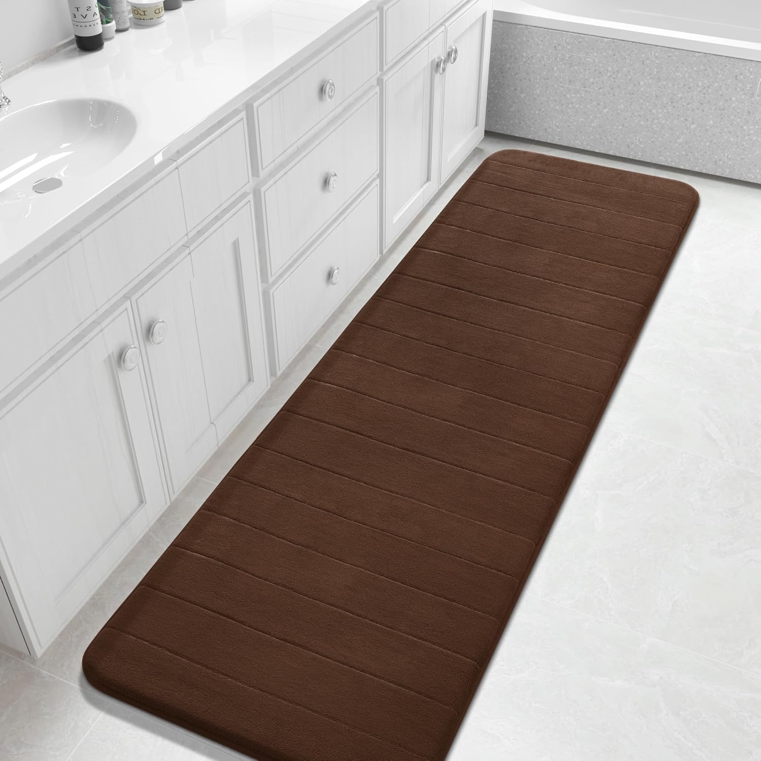Yimobra Bathroom Runner Rugs 72in Non Slip Washable Memory Foam