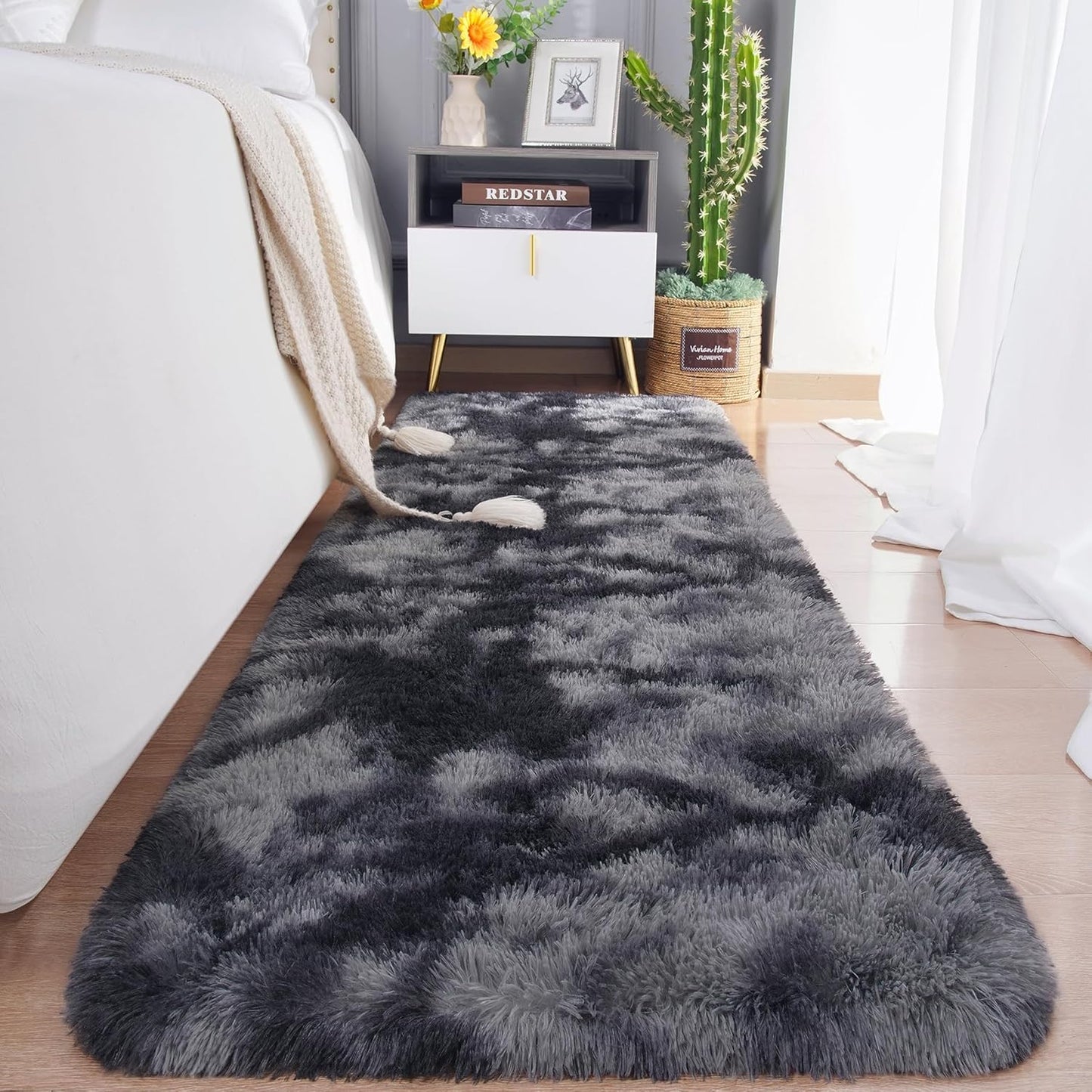 Chicrug Soft Runner Rugs for Bedroom Living Room 2x8 Feet