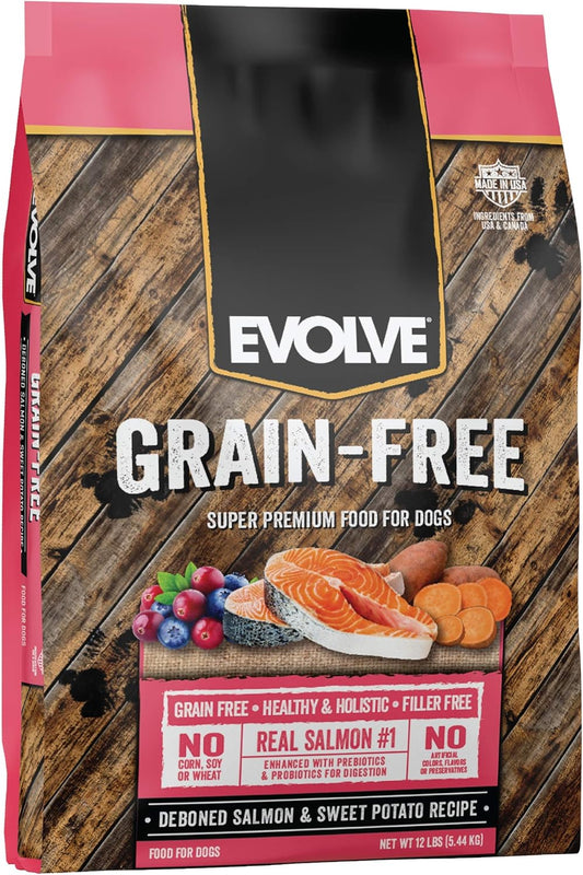Evolve Grain Free Deboned Salmon & Sweet Potato Dog Food Review