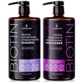 Biotin Shampoo and Conditioner Set 1 Fl Oz - Strengthens & Adds Shine