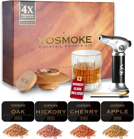 Ultimate Cocktail Smoker Set - 4 Wood Flavors