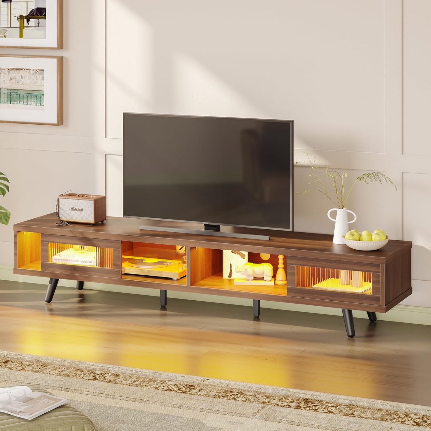 Modern 75 TV Stand with Storage