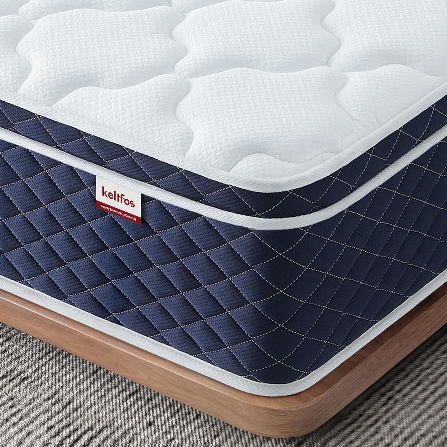 Twin Mattress 12 Inch Cooling Gel Memory Foam for Pain Relief