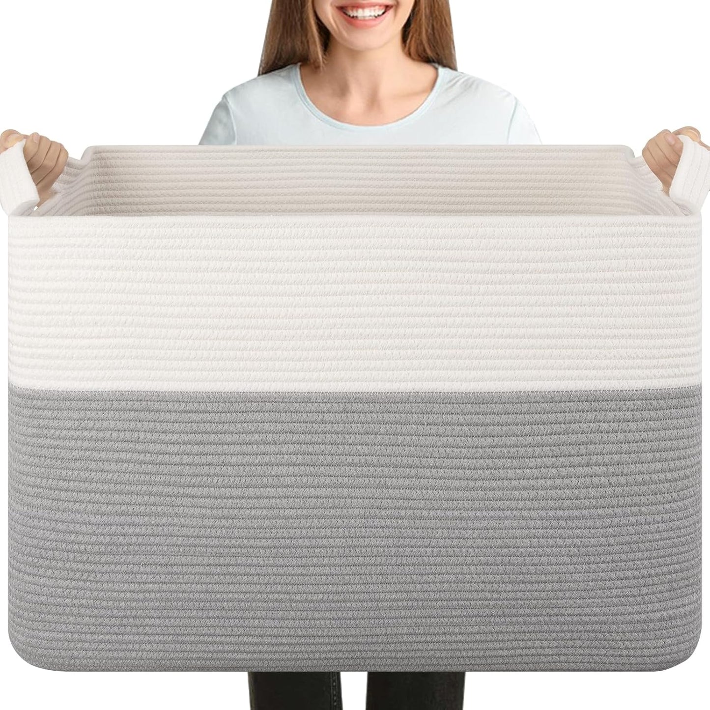 XXXL Supre Large Blanket Basket for Clothes and Toys Storage