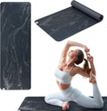 Gaiam Dry-Grip Yoga Mat 5mm Thick Non-Slip Exercise Mat - Cushioned