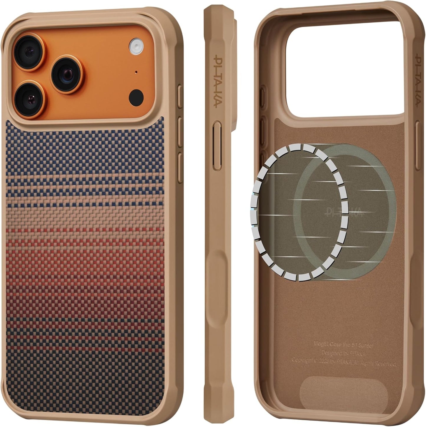 Pitaka iPhone 17 Pro Case - Military Grade Protection & Style