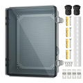 Weatherproof Electrical Junction Box 15.7x11.8x7.1 in - Clear Cover