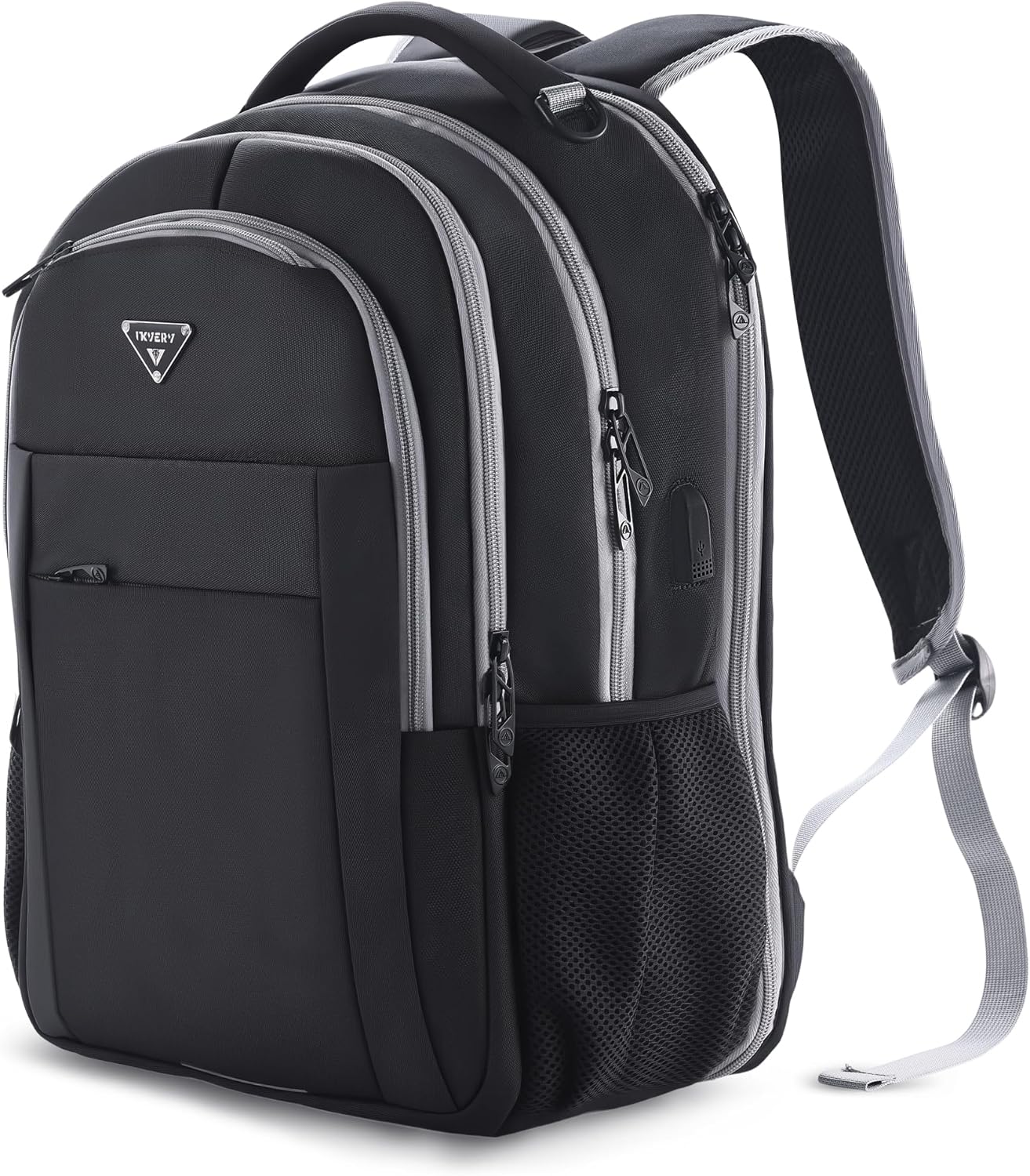 Multipocket TSA Black Travel Laptop Backpack for Men - Anti-Theft