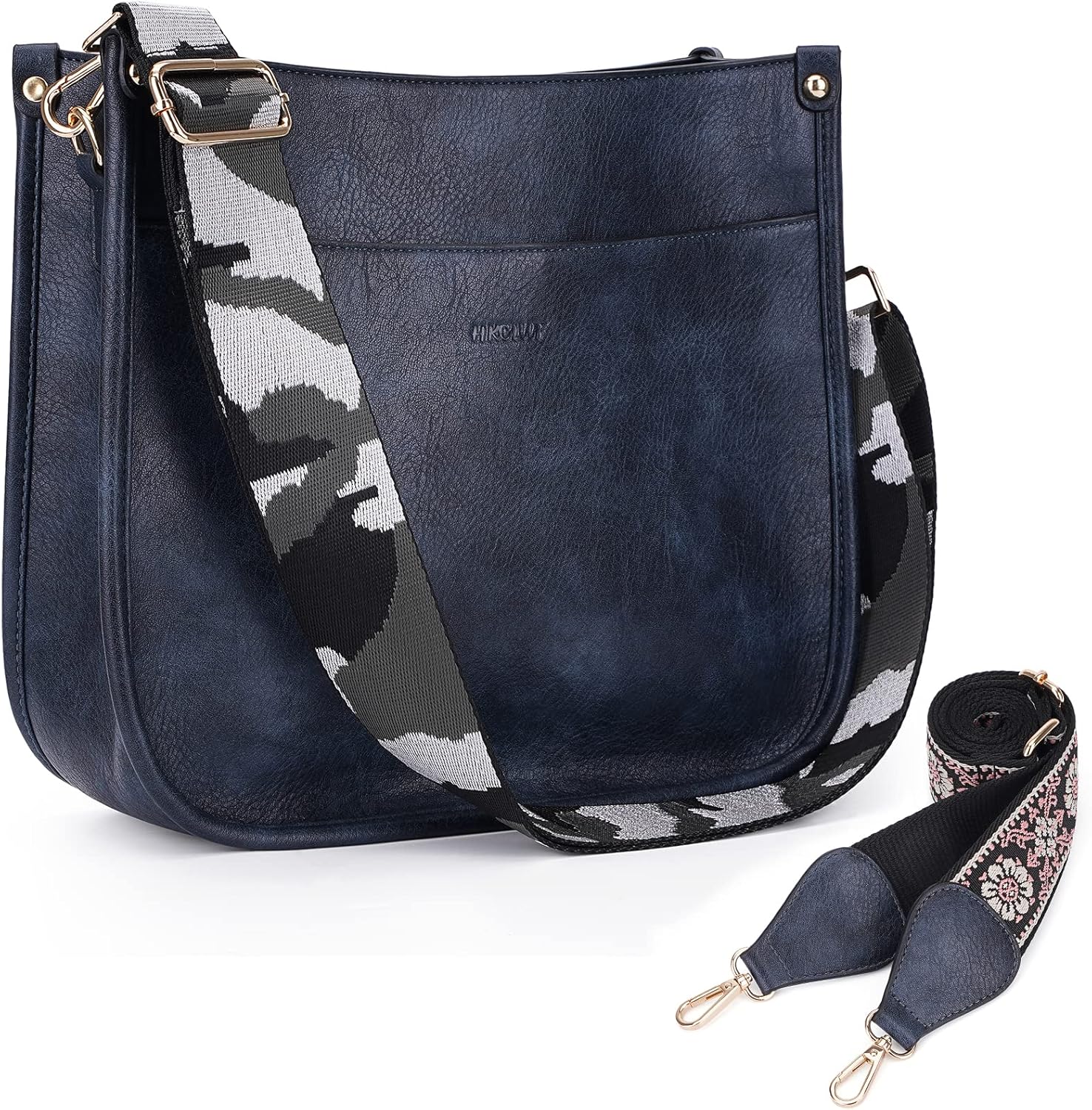 Trendy Vegan Leather Crossbody Bags for Women with Adjustable Straps
