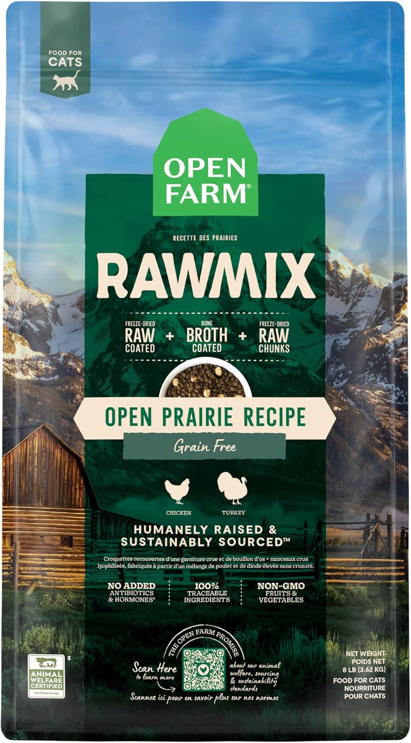 Open Farm RawMix Dry Cat Food with Freeze Dried Raw Chunks