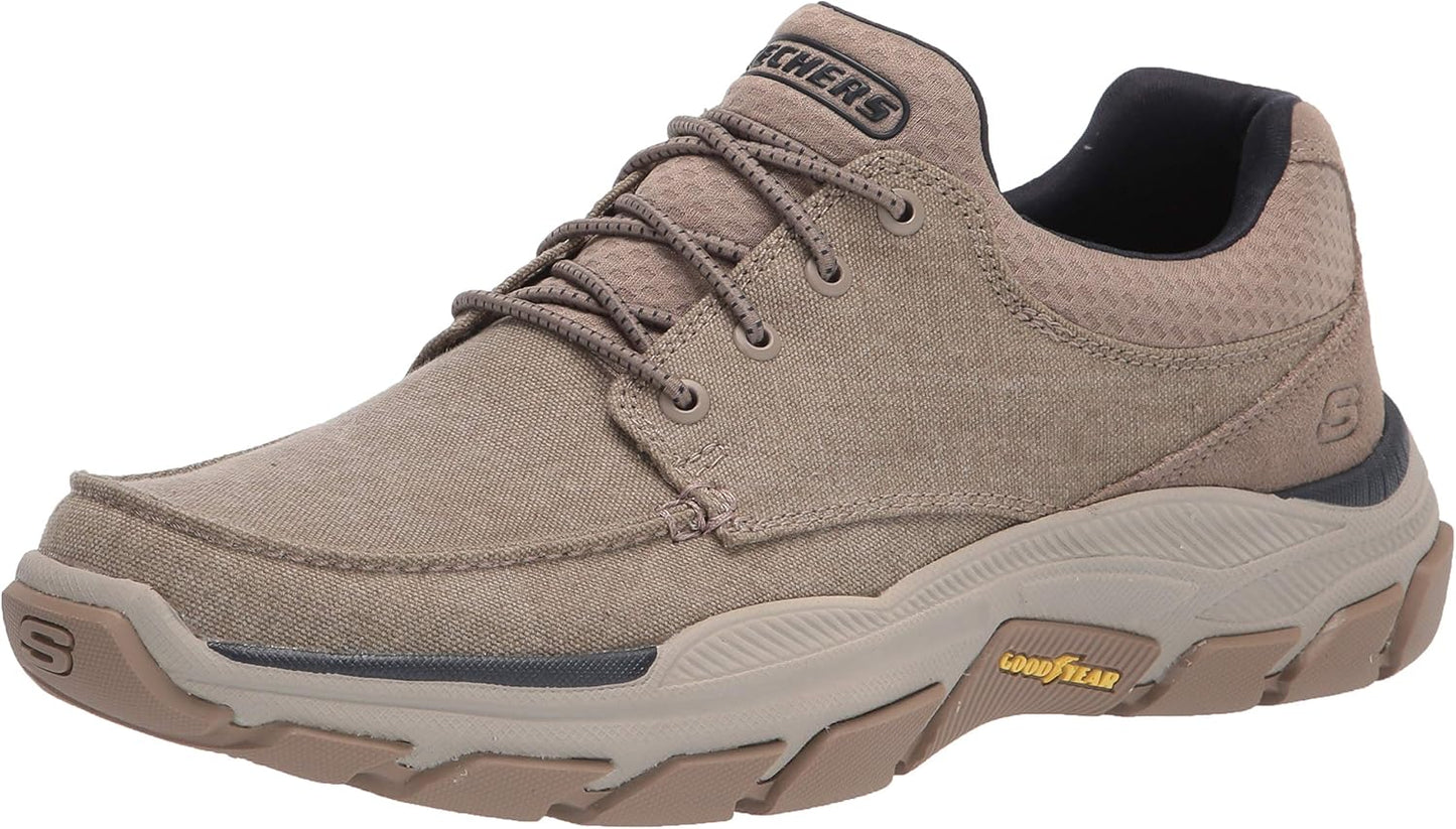 Skechers Men's Respected-Loleto Moc Toe Slip On for Comfort