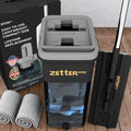 Hardwood Floor Mop and Bucket Set - Dual Chamber Self-Cleaning Mop