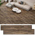 Peel and Stick Wood Plank Vinyl Flooring 36-Pack - Waterproof 54 sq ft
