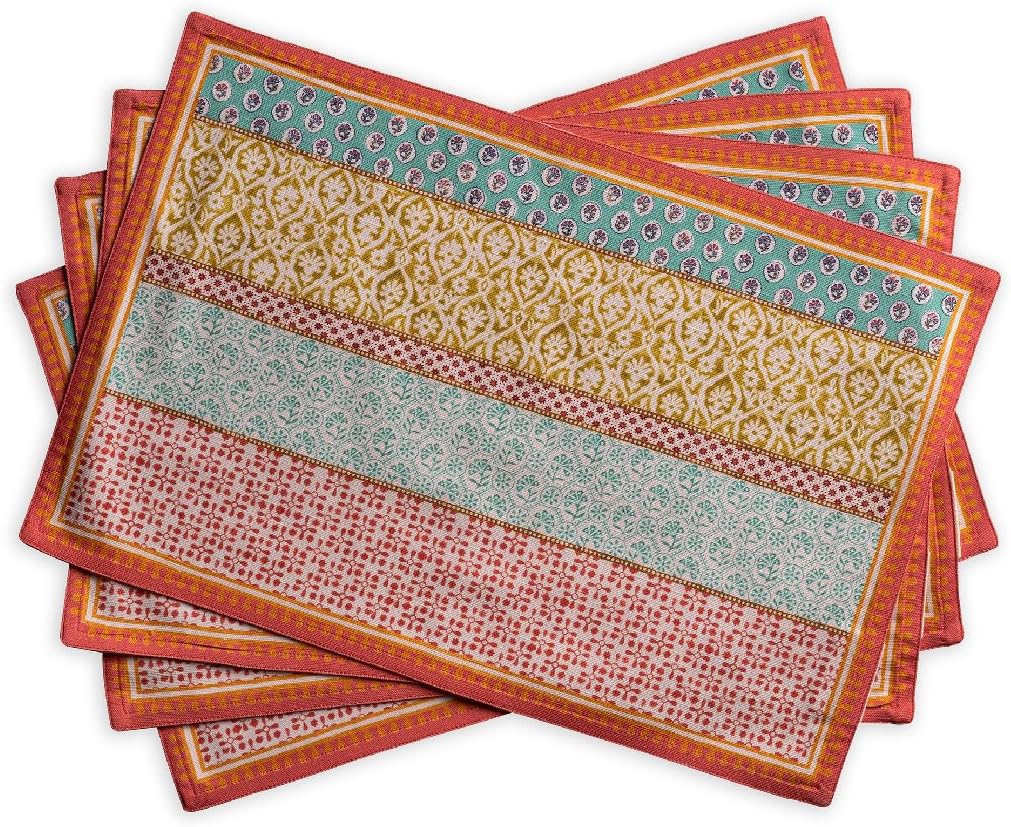 Maison d' Hermine Placemats Set of 4 for Elegant Dining Decor