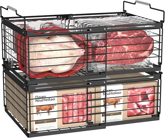 NADAMOO Freezer Organizer Bins for Efficient Storage Solutions