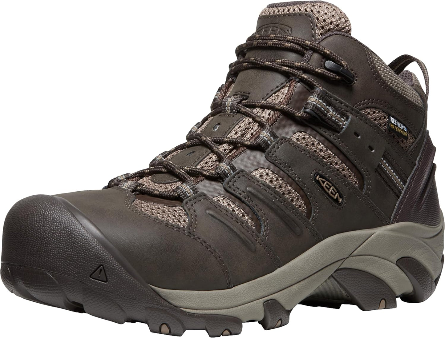 KEEN Utility Men's Lansing Mid Steel Toe Waterproof Work Boots