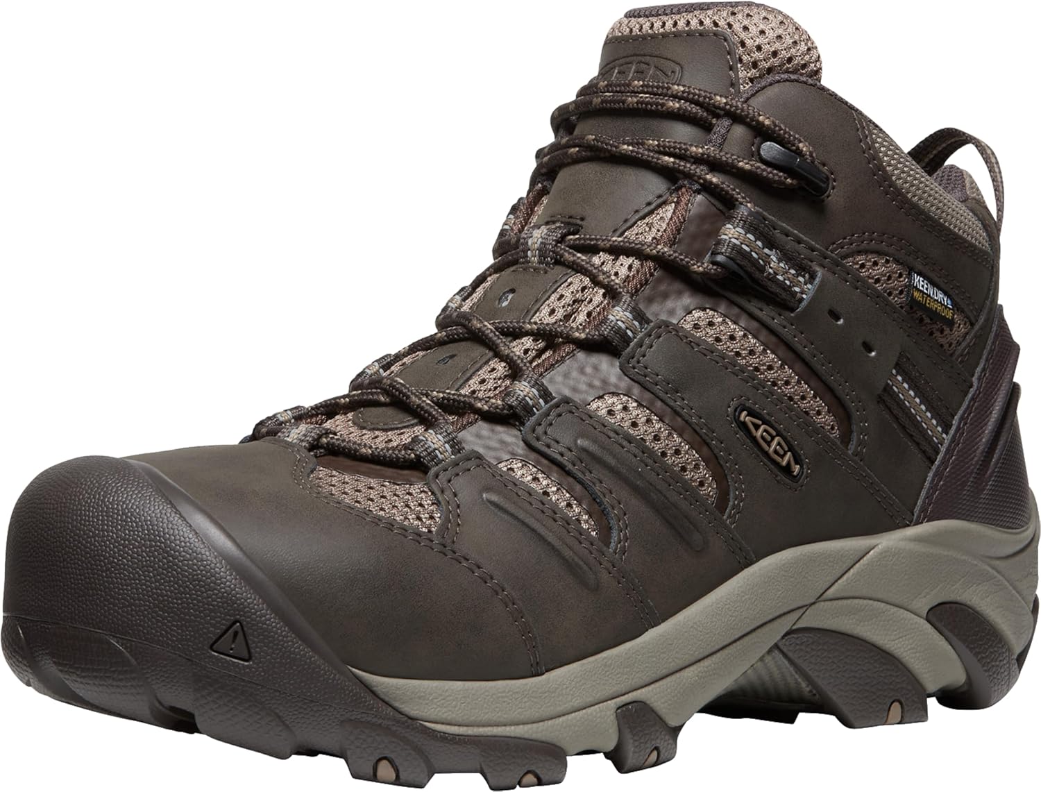 KEEN Utility Men's Lansing Mid Steel Toe Waterproof Work Boots