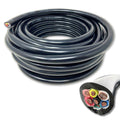 Heavy Duty 7 Way Trailer Cable 30ft - Durable Multi Gauge RV Wire