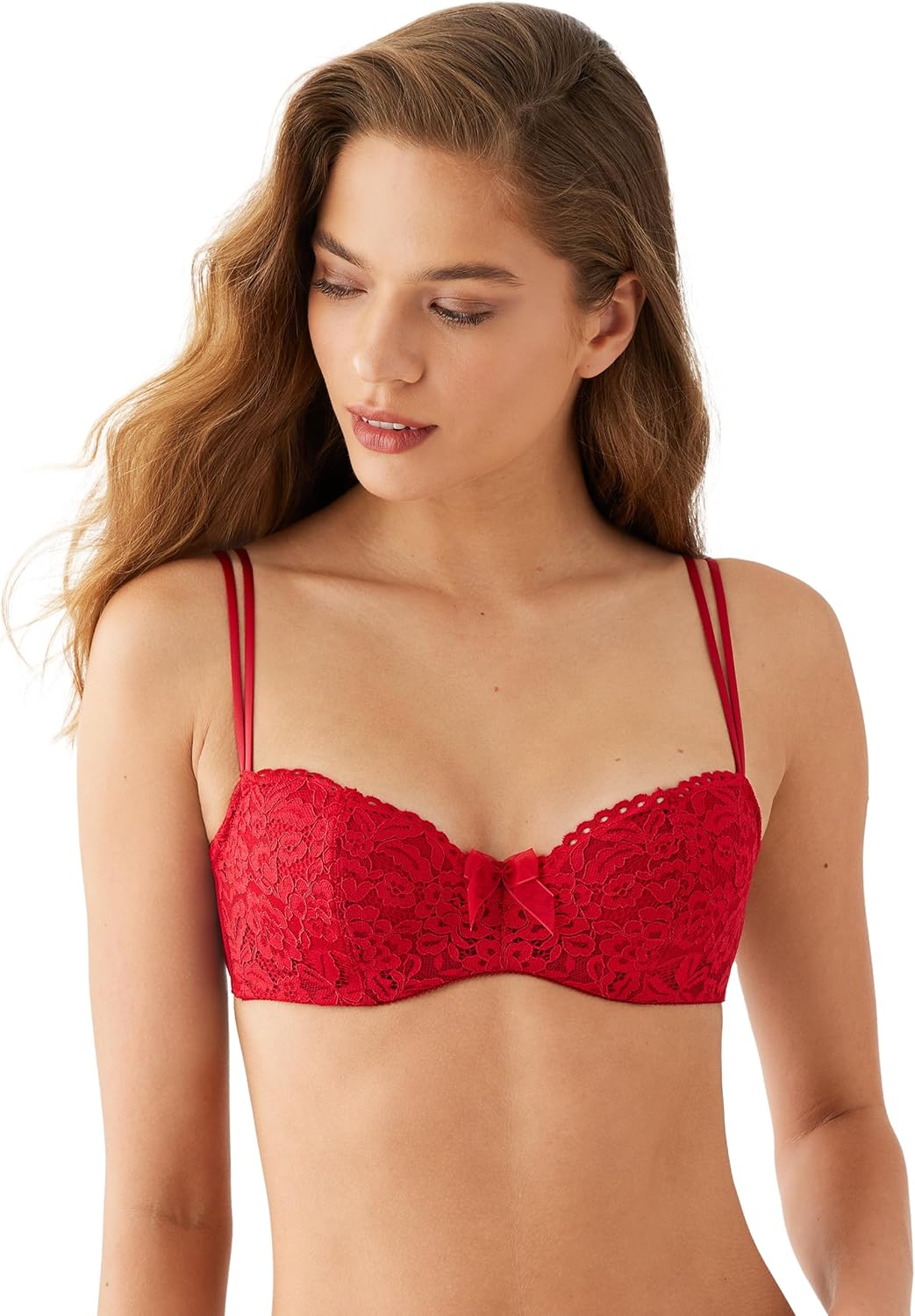 Ciao Bella Lightly Padded Balconette Underwire Bra for Women