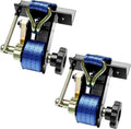 Lumber Rack Ratchet Straps W J-Hook 1.5in x 7.5ft - Heavy Duty Tie