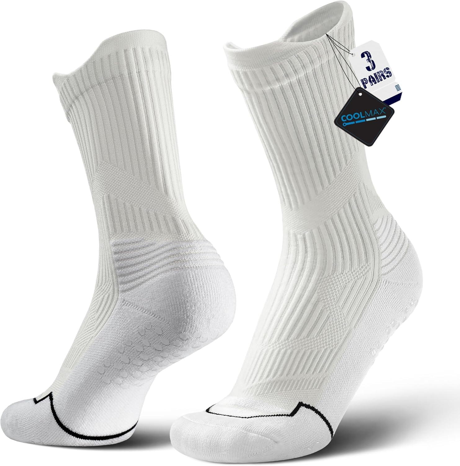 BRISIRA Non-Slip Grip Socks - Ultimate Stability