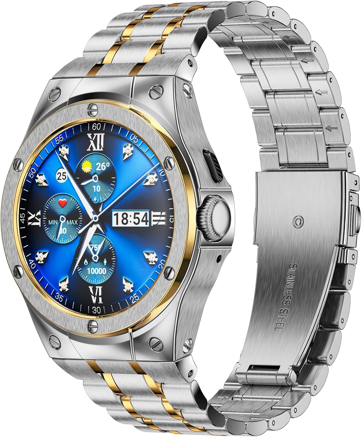 SUPLINK Stainless Steel Case and Bands for Google Pixel Watch