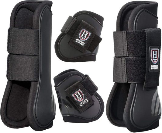 Harrison Howard Horse Tendon Boots for Jumping and Trail Riding