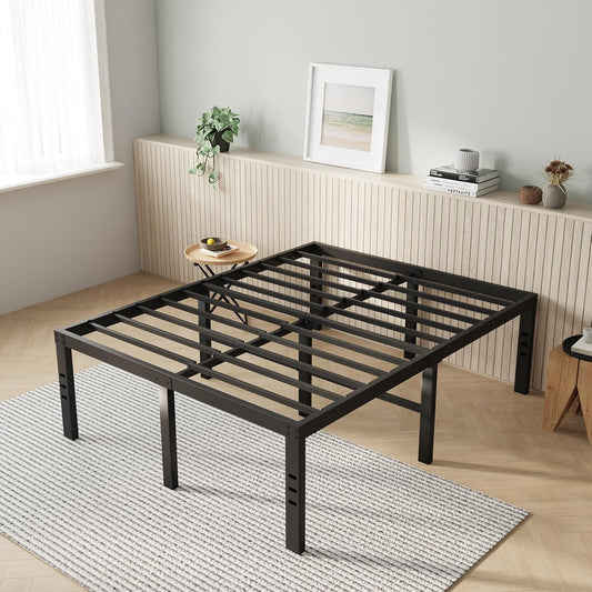 Novilla Full Size Bed Frame with Underbed Storage and Support