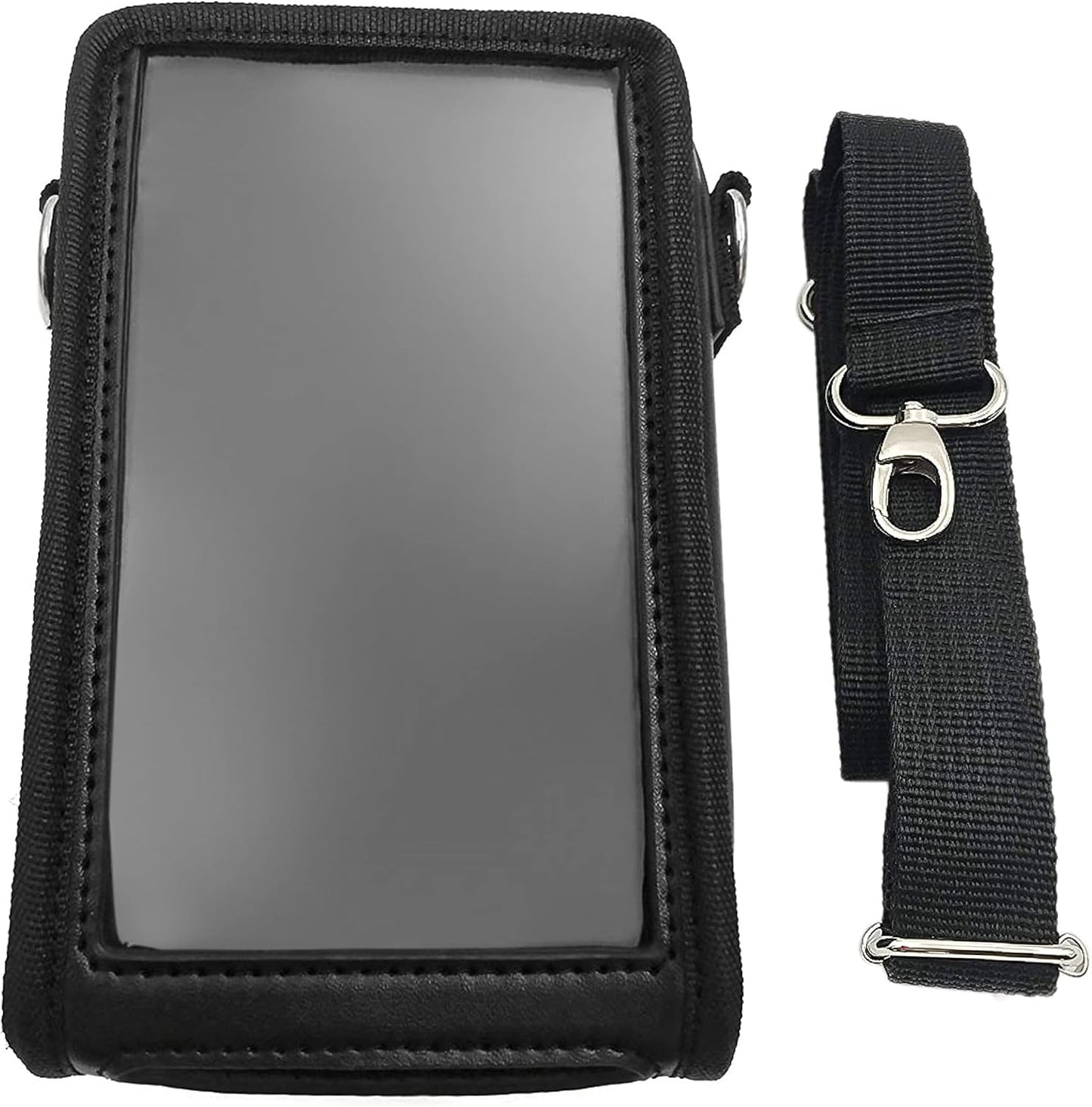 Square POS Device Carrying Case with Shoulder and Hand Strap