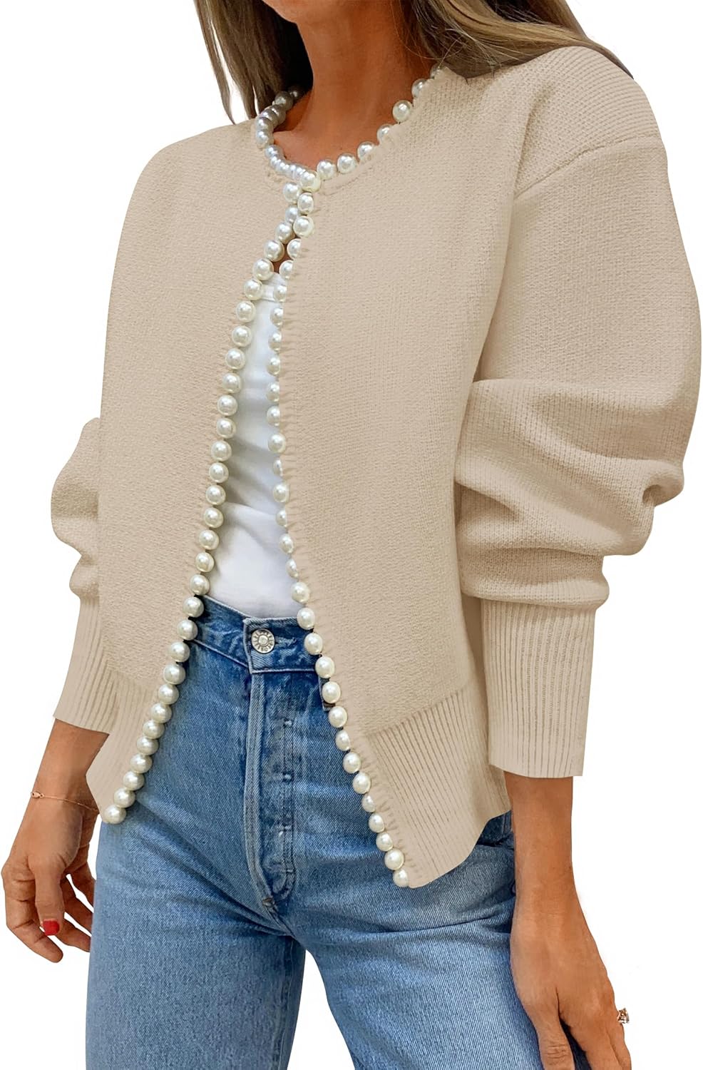 ZESICA Women's Open Front Cardigan Sweater for Fall Style