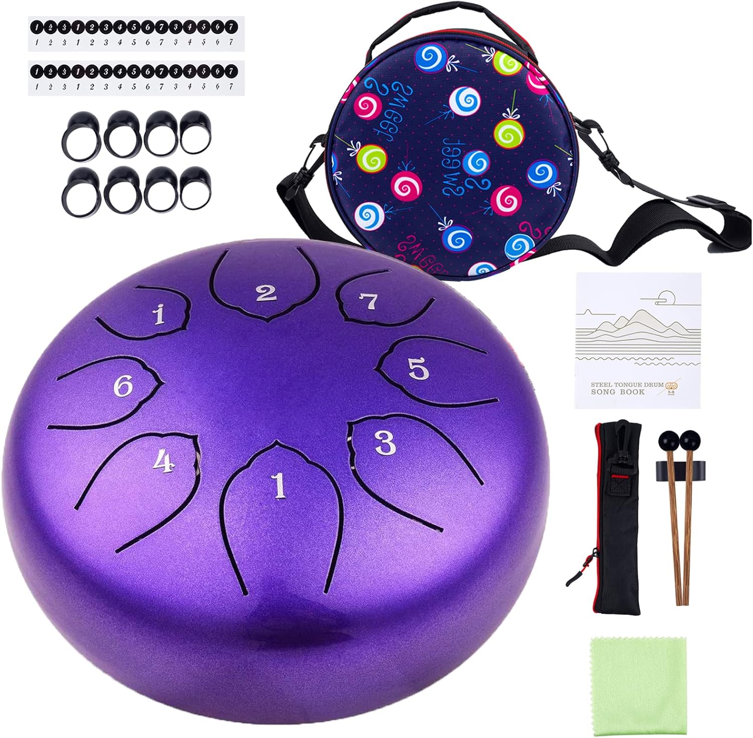 Steel Tongue Drum Kids Instrument for Meditation and Yoga