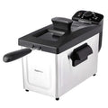 3.2-Qt Deep Fryer with Adjustable Temp - Family Size Fryer
