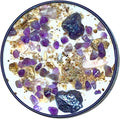BlkGrlMagick Oya Yoruba Orisha Crystal Candle - Lavender Driftwood