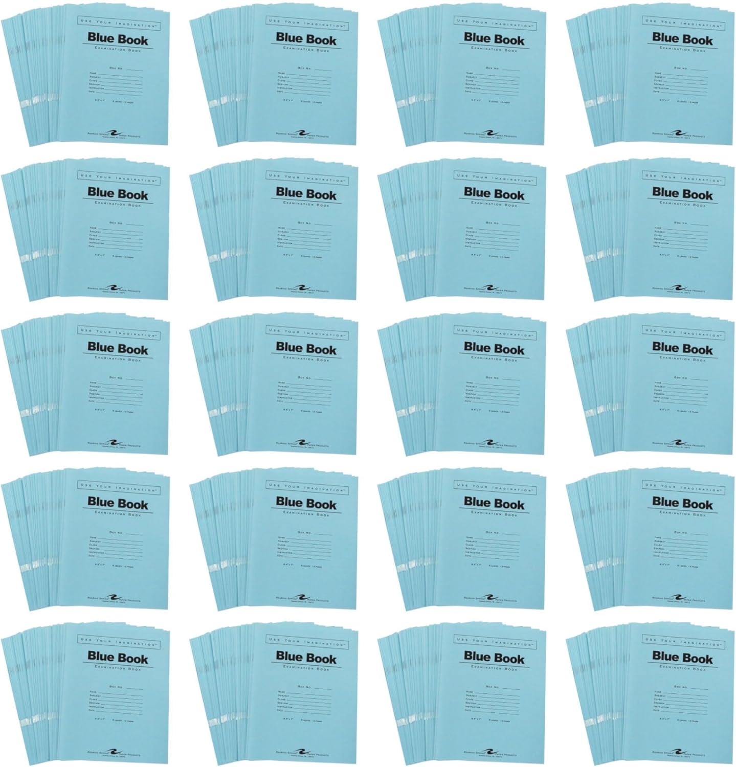 ROARING SPRING Exam Blue Books for School Tests and Assignments