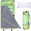 Kids Nap Mat 43 in Microfiber Sleeping Mat with Pillow - Travel