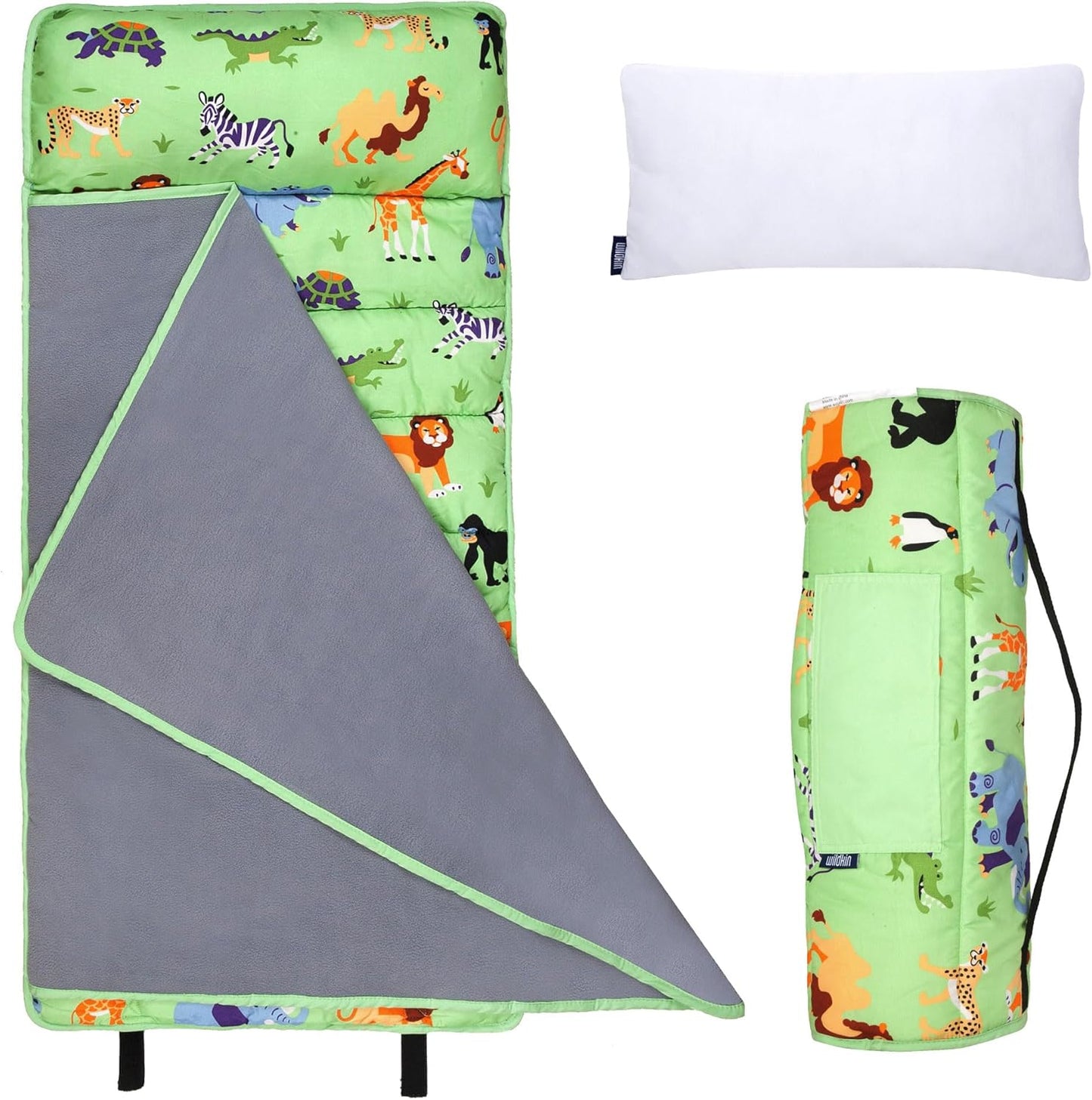 Wildkin 43-inch Kids Nap Mat for Comfortable Toddler Naps