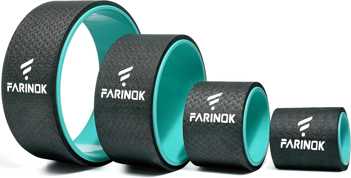 10MM Yoga Wheel Set: Pain Relief & Massage, FARINOK