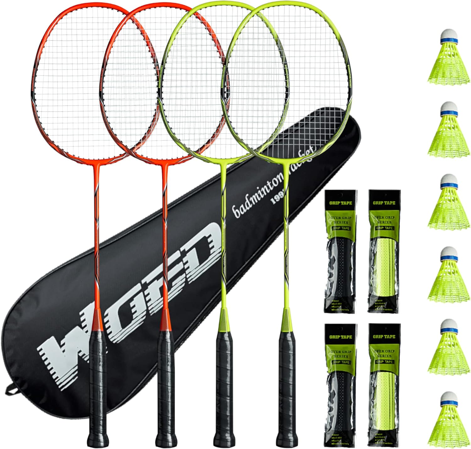 Professional Carbon Fiber Badminton Rackets for Backyard Fun