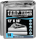 Heavy Duty Tarp 12x16 ft 14 Mil Waterproof Tarp - Reinforced, UV