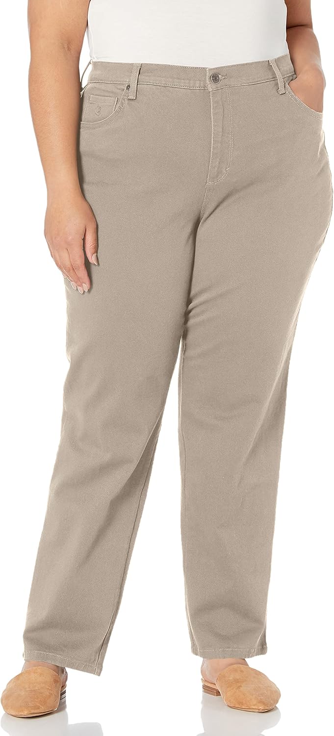 Gloria Vanderbilt Womens Amanda Classic High Rise Tapered Jean