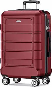 Durable Expandable Hardside Suitcase with Double Spinner Wheels