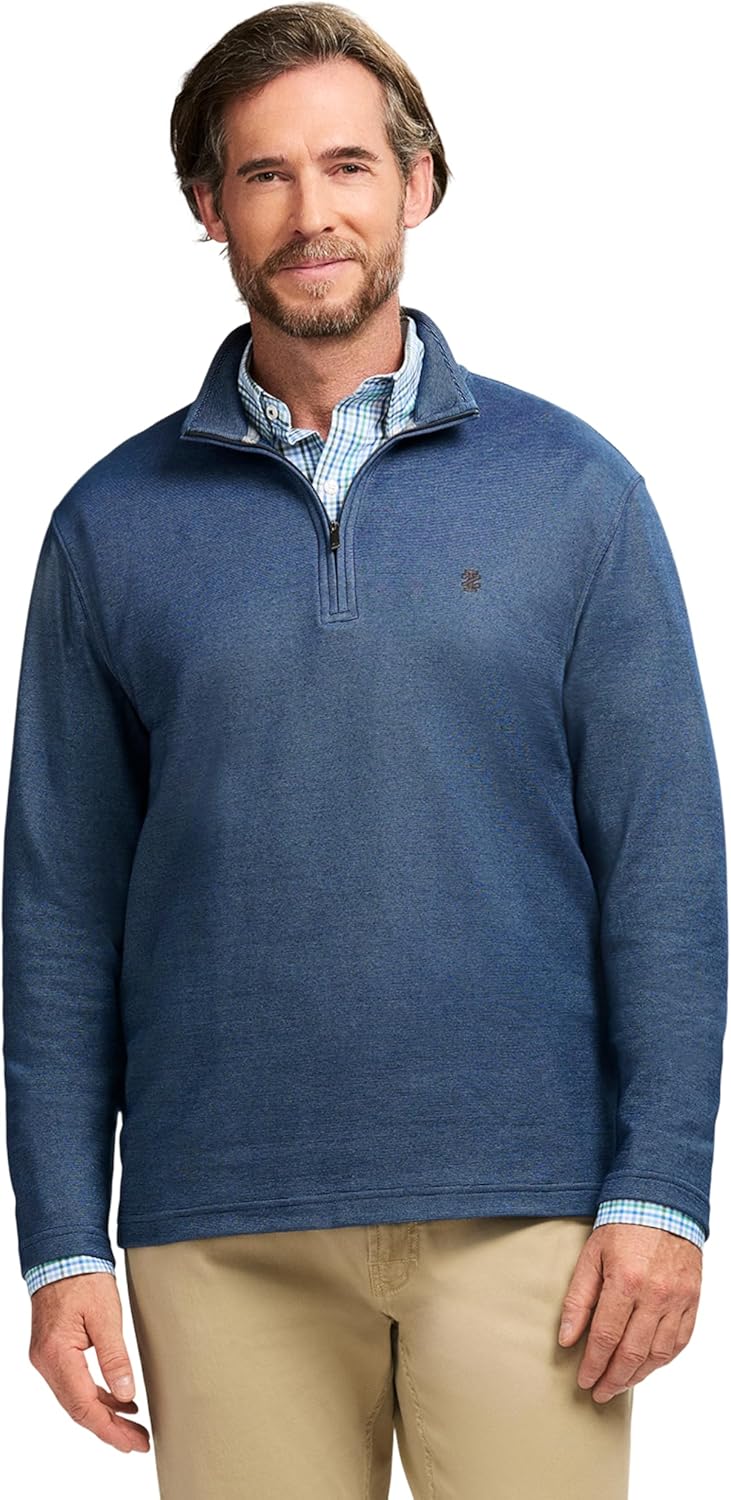 IZOD Mens Performance Comfort Quarter Zip Long Sleeve Shirt Review