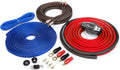 4 Gauge OFC Amplifier Installation Kit - Red, Complete Car Wiring