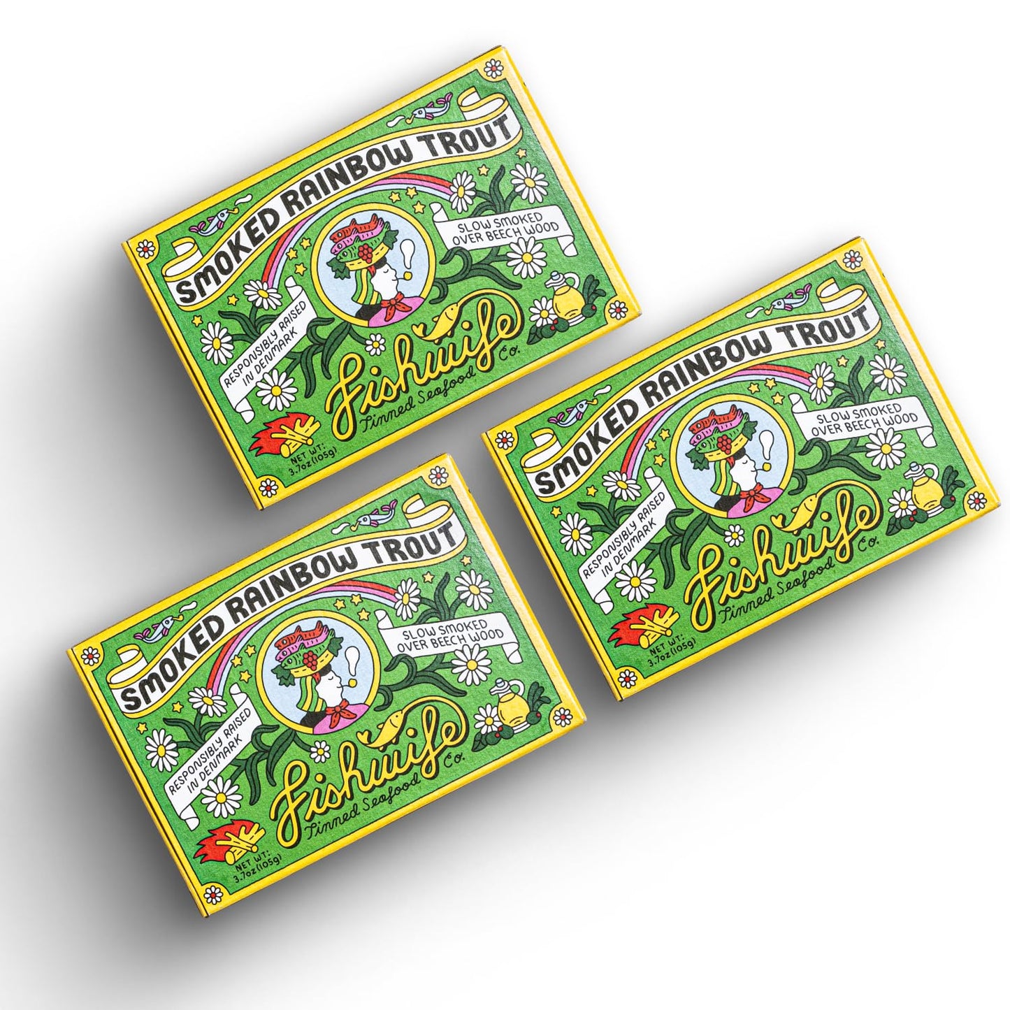 Smoked Rainbow Trout 3-Pack - Sustainable Seafood Delight