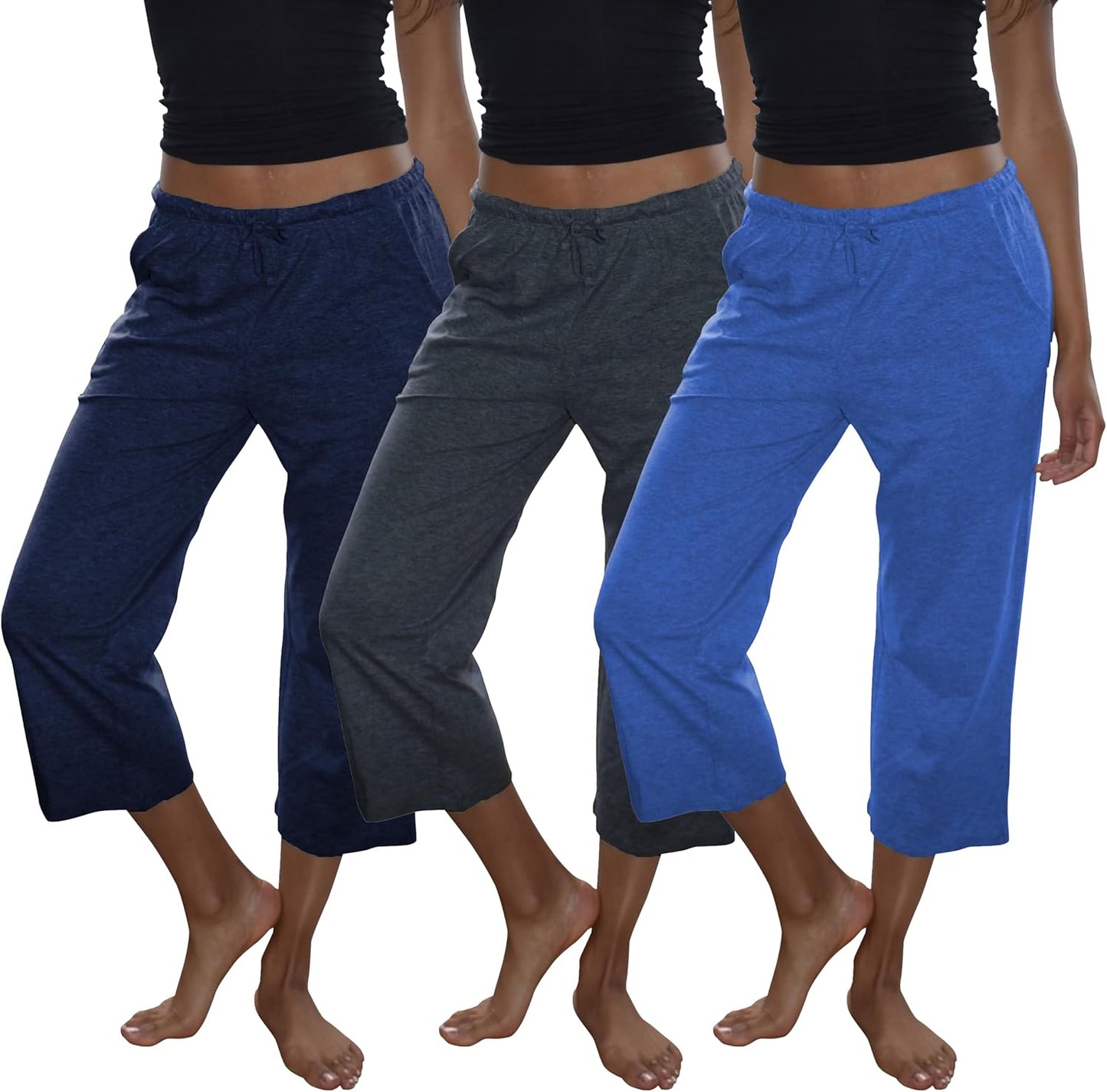 Comfortable Cotton Lounge Pants for Yoga and Sleep - Multi Packs