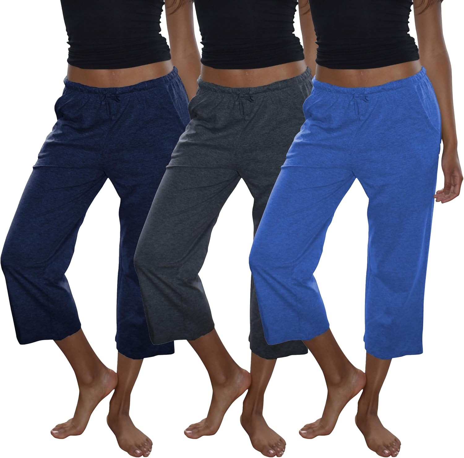 Comfortable Cotton Lounge Pants for Yoga and Sleep - Multi Packs