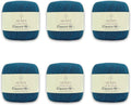 6 Skeins Sensy Crochet Thread Size 10 Peacock - Mercerized Giza Cotton