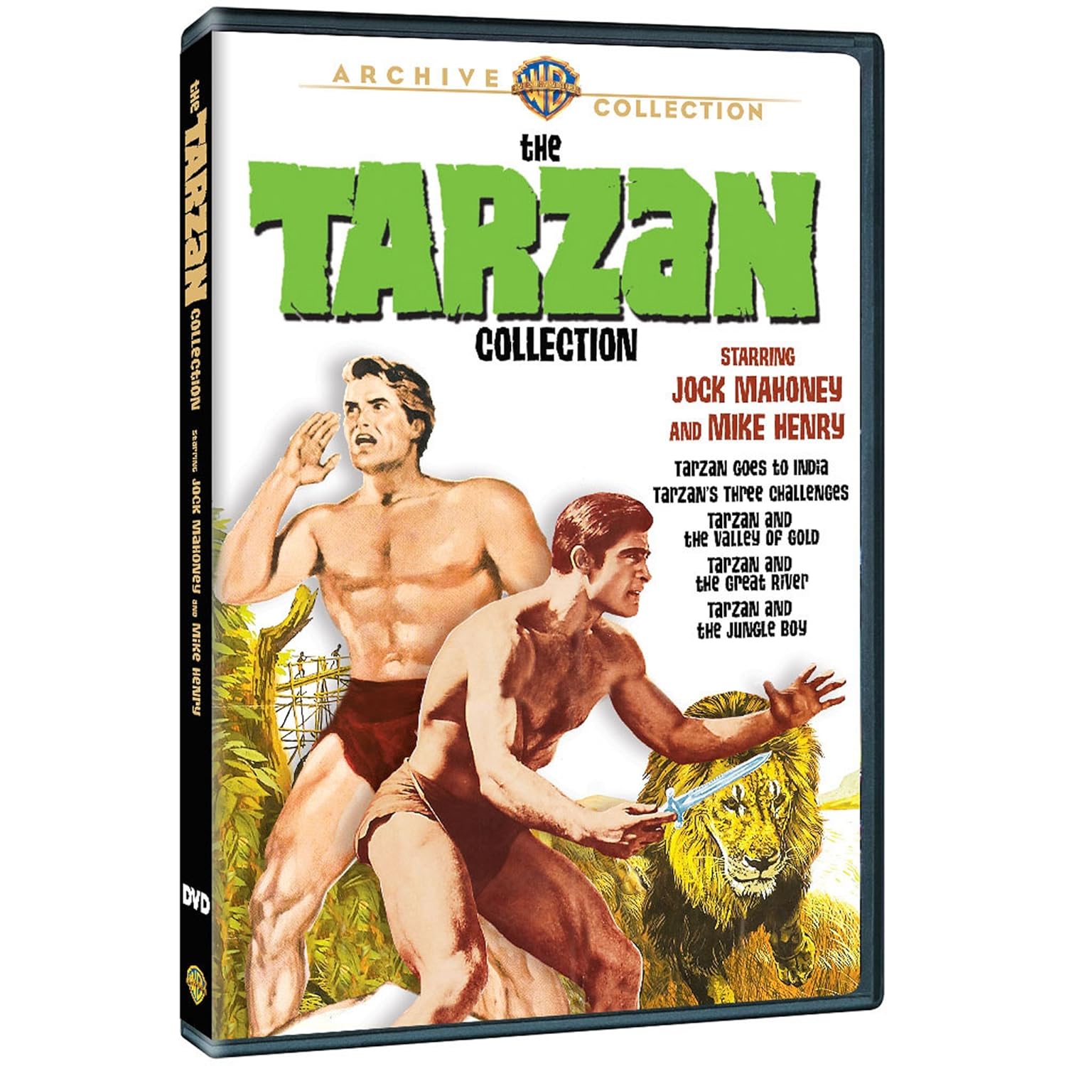The Tarzan Collection Starring Jock Mahoney & Mike Henry - 5 Discs